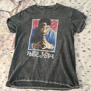 Graphic Tee with Poetic Justice Design